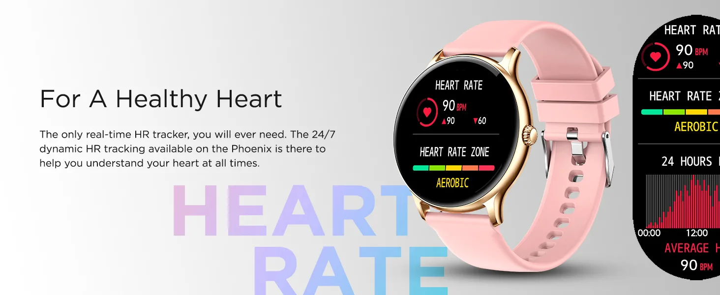 Fire Boltt Phoenix Smart Watch Healthy Heart