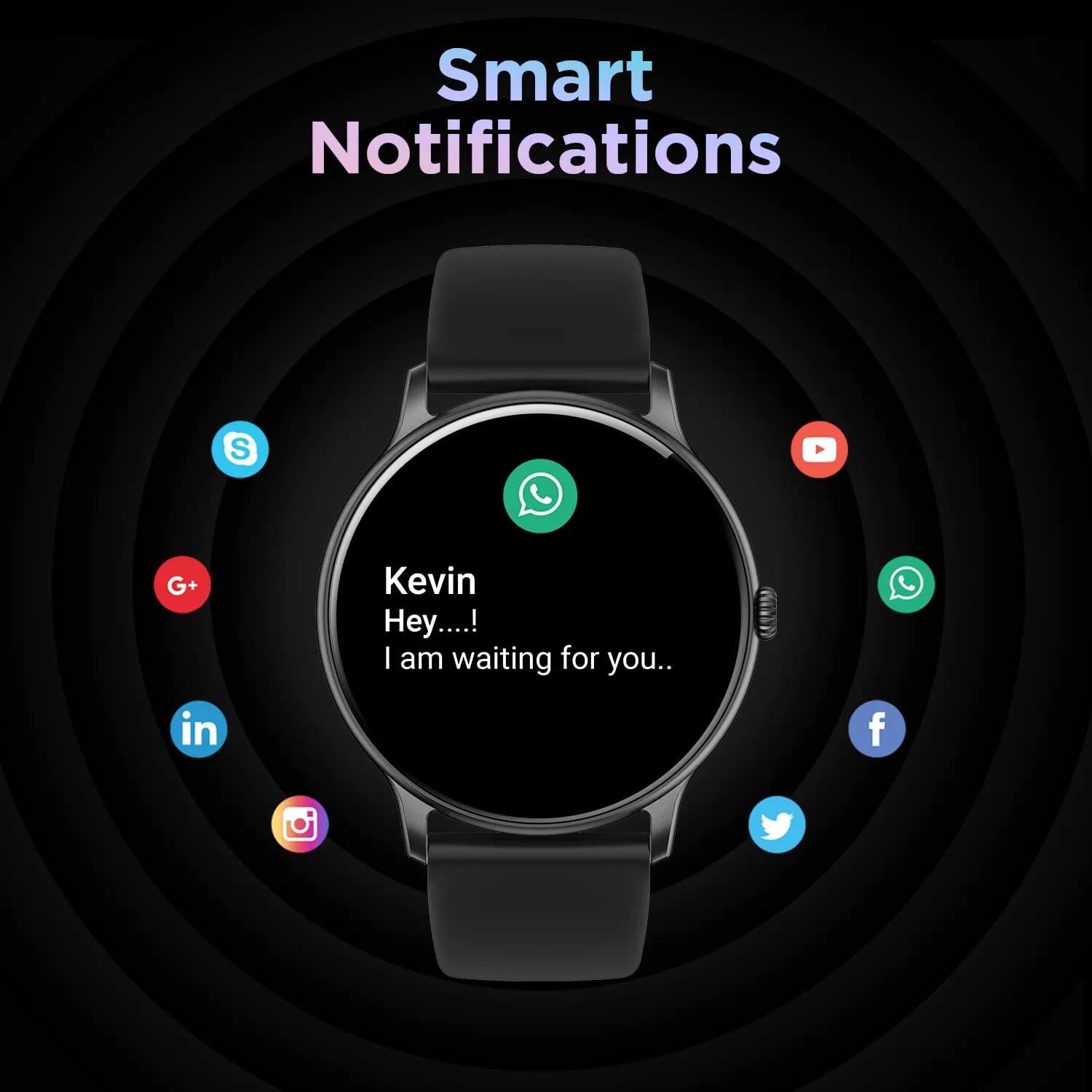 Fire Boltt Phoenix Smart Watch Smart notifications