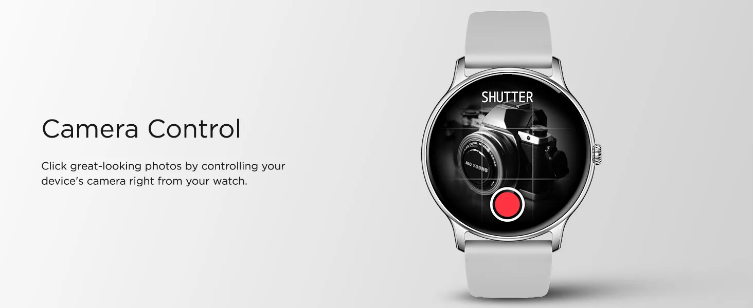 Fire Boltt Phoenix Smart Watch camera control