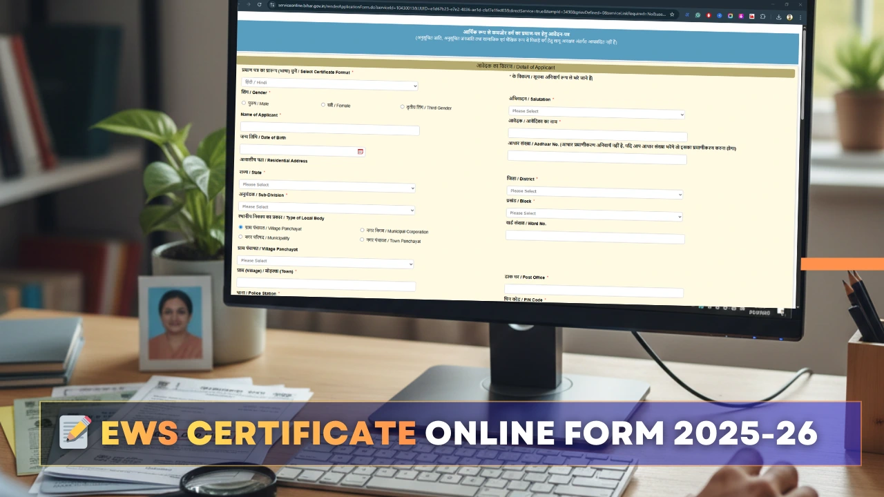 EWS Certificate Online 2026