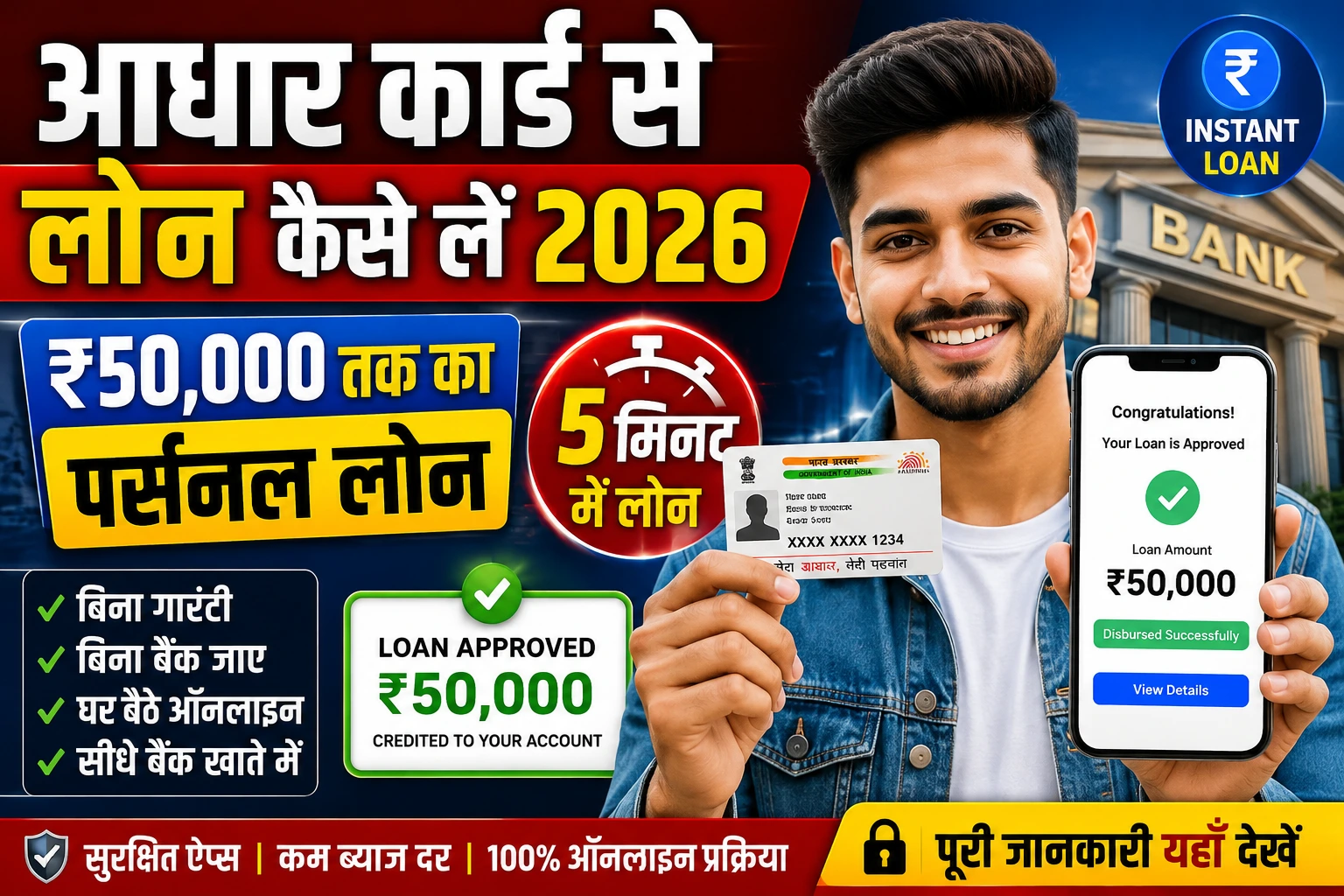 Aadhar Card Se Loan Kaise Le