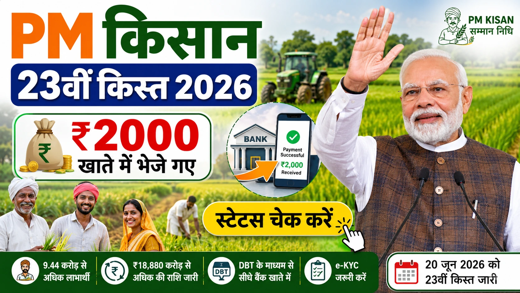 pm-kisan-23rd-installment-2026