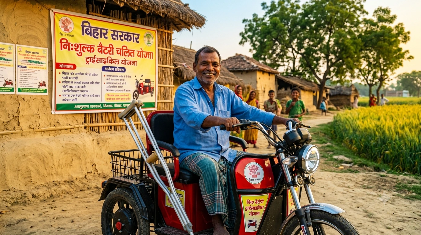 Bihar Free Battery Tricycle Yojana 2026