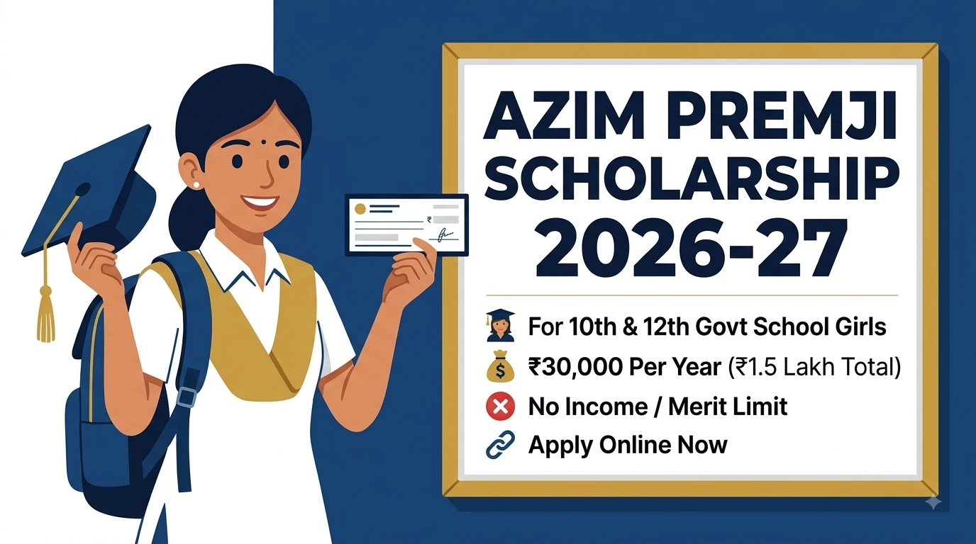 Azim Premji Scholarship 2026-27