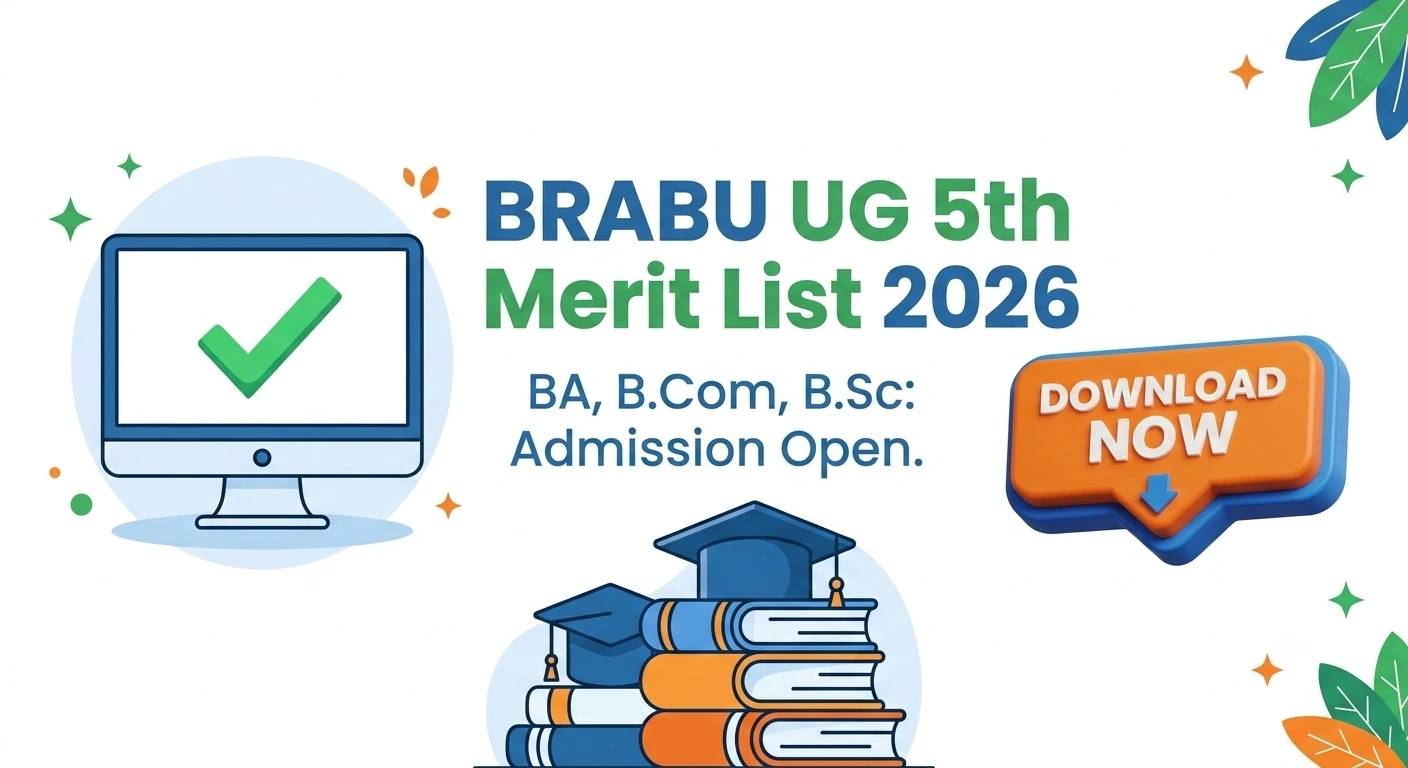 BRABU UG 5th Merit List 2026