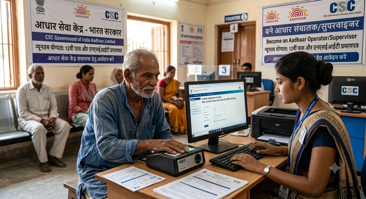 CSC Aadhaar Supervisor Recruitment 2026