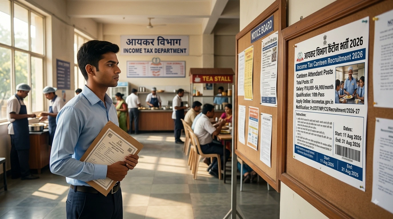 Income Tax Canteen Recruitment 2026