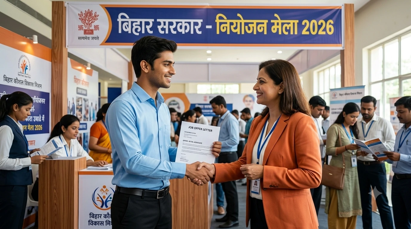 Bihar Niyojan Mela 2026 Schedule for 6 Districts