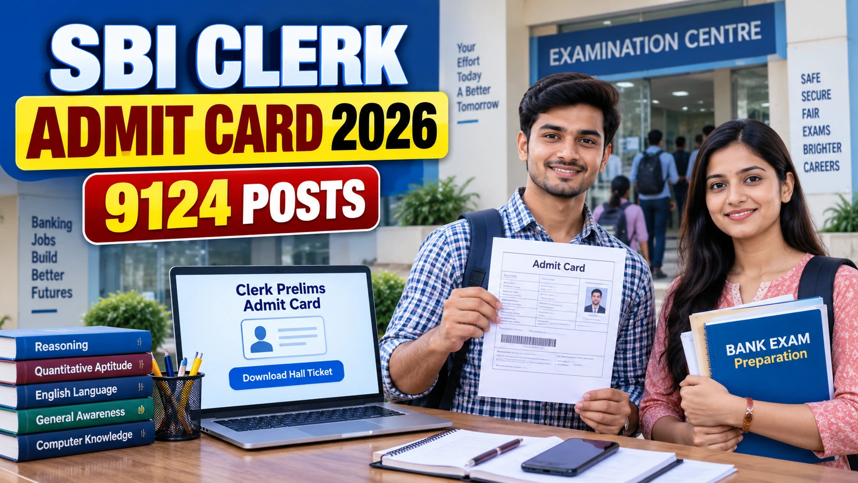 SBI Junior Associates Clerk Admit Card 2026