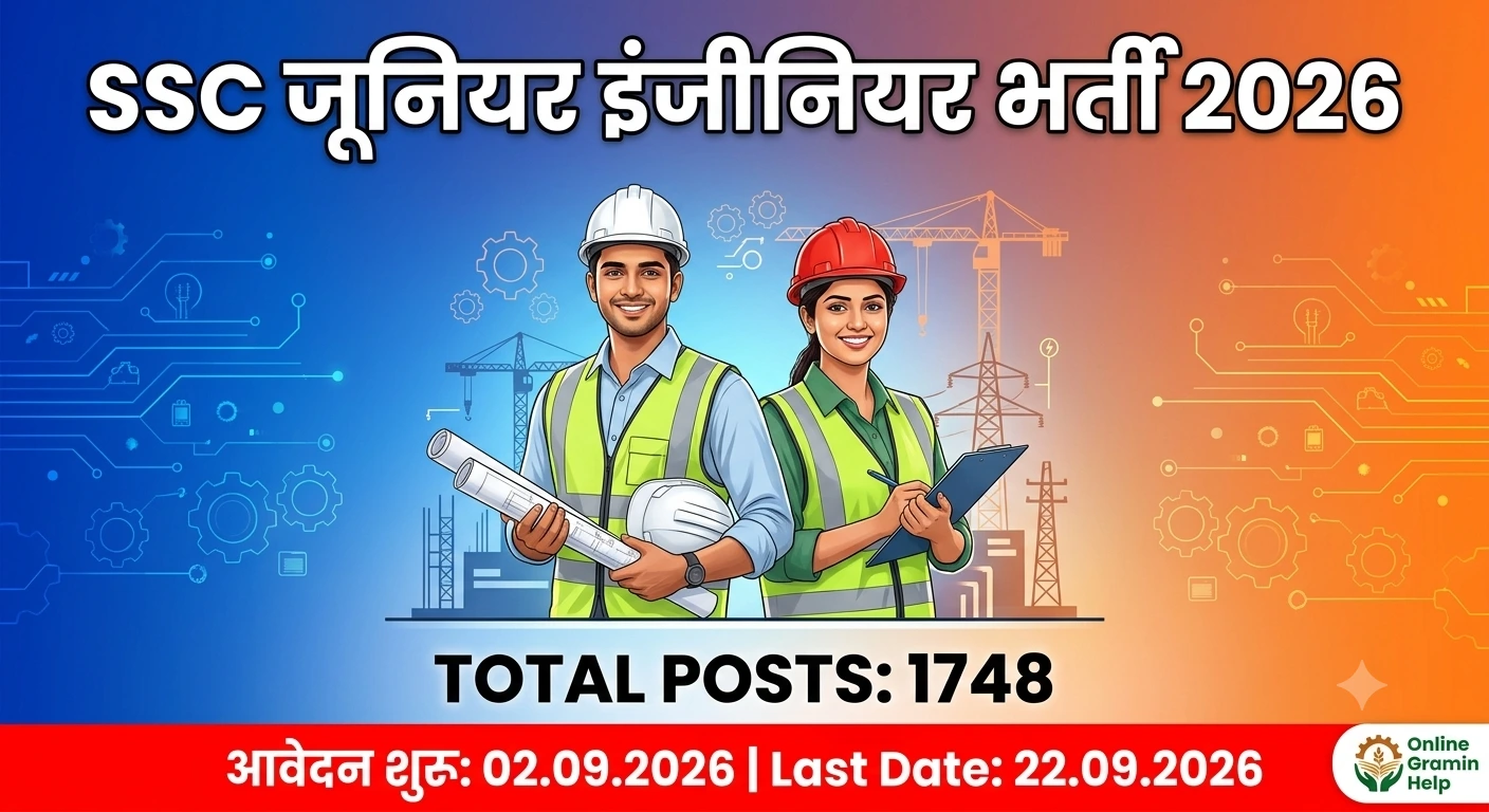 SSC JE Notification 2026