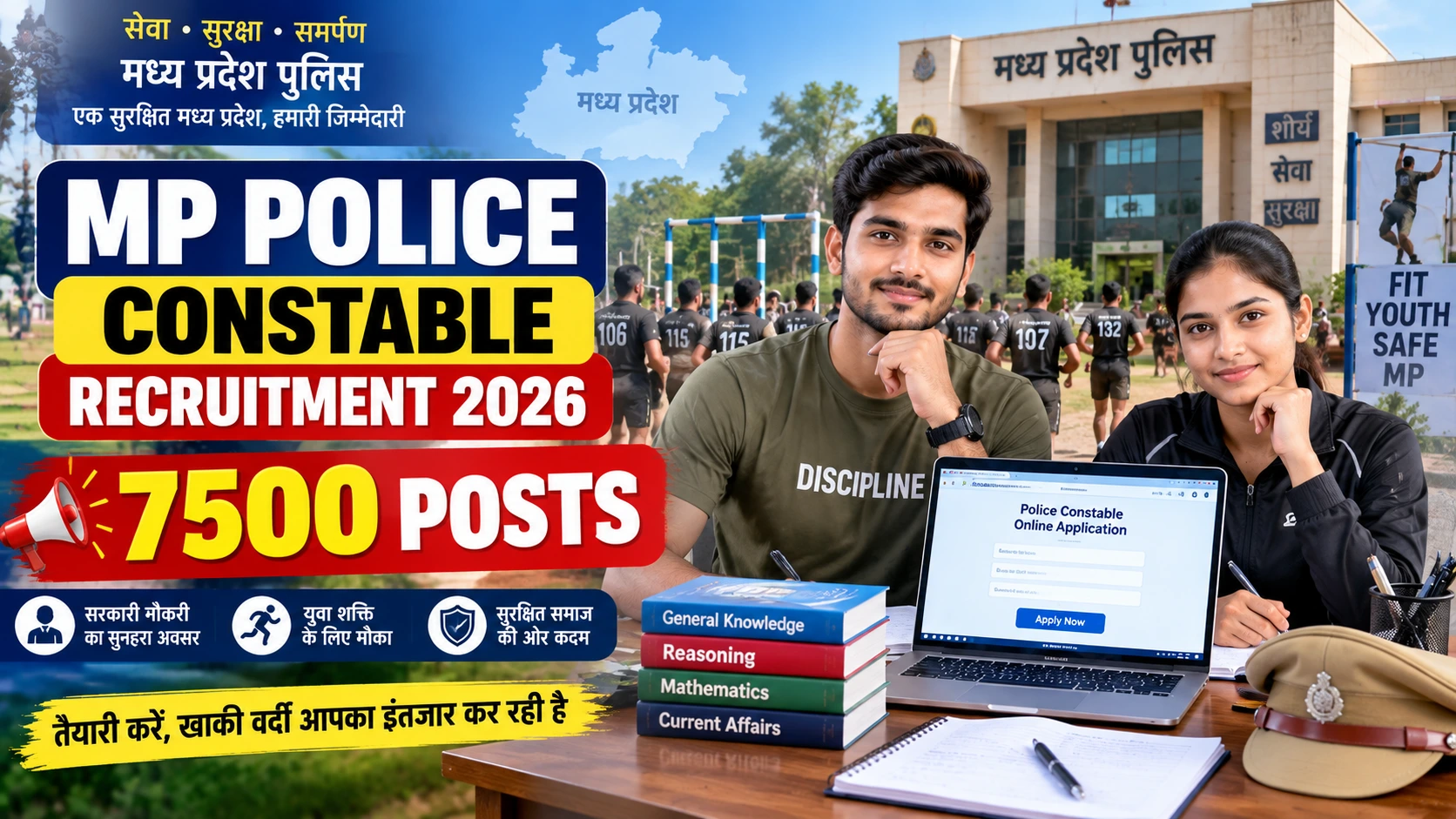 MP Police Constable Recruitment 2026 7500 Posts